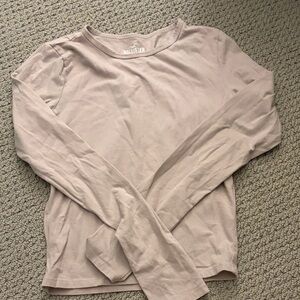 Hollister Blush Long Sleeve Tee